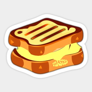 Toasted! Breakfast Cheesy Sandwich Sticker